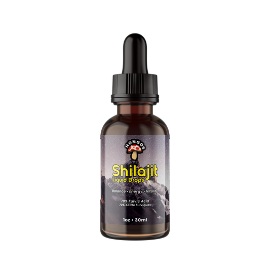 Organic Himalayan Shilajit Liquid Drops